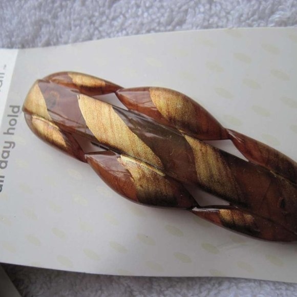 Scunci No Slip Grip Hold Slideproof Stay Put Rubber Teeth Plastic Hair Barrette - Picture 8 of 12